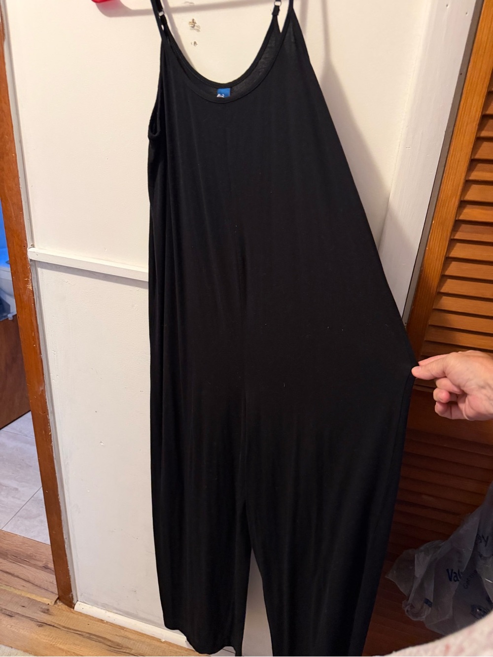 Old Navy Black Wide-Leg Strappy Jumpsuit
